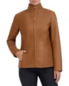 Cole Haan Wing Collar Leather Jacket