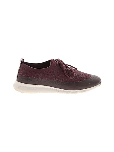 Pre-owned Cole Haan Sneakers In Burgundy