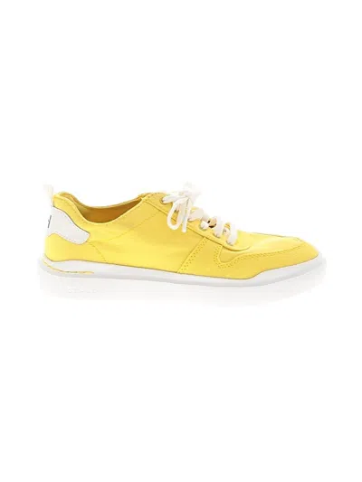 Pre-owned Cole Haan Sneakers In Yellow