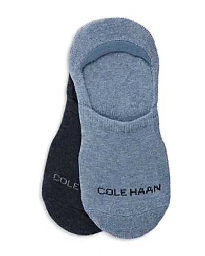 Cole Haan Solid Liner Socks - 2 Pk. In Blue