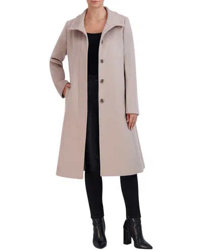 COLE HAAN COLE HAAN STAND COLLAR WOOL-BLEND PANT COAT