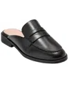 Cole Haan Stassi Leather Mule In Black Ltr