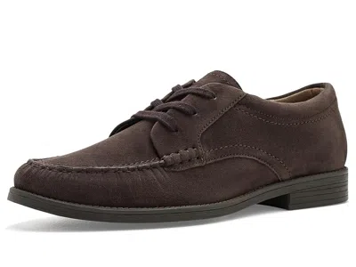 COLE HAAN STASSI OXFORDS WOMEN'S FLAT SHOES DARK CHOCOLATE SUEDE: 8.5 B - MEDIUM, LEATHER