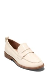 Cole Haan Stassi Penny Loafer In Ivory Patent Leather