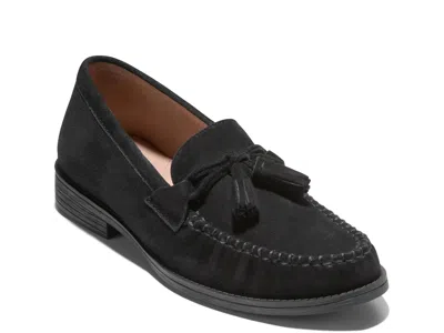Cole Haan Stassi Soft Tassel Loafer In Black