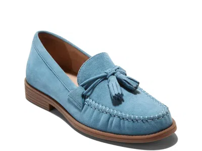 Cole Haan Stassi Soft Tassel Loafer In Blue