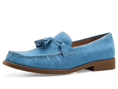Cole Haan Stassi Soft Tassel Loafers In Blue