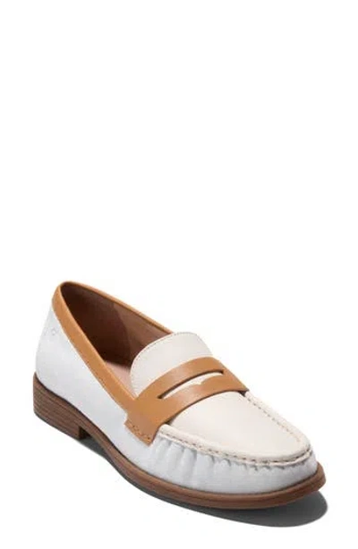Cole Haan Stassi Tassel Loafer In White