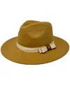 Cole Haan Straw Fedora Hat In Farro