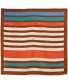 COLE HAAN STRIPED SQUARE SCARF