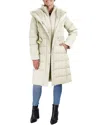 Cole Haan Women's Signature Faux Fur Lined Down Coat In White