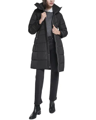 Cole Haan Taffeta Puffer Jacket In Black