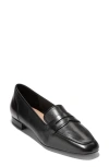 Cole Haan Tarese Penny Loafer In Black Leather