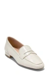 Cole Haan Tarese Penny Loafer In Ivory Croc Print Leather