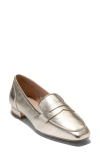 Cole Haan Tarese Penny Loafer In Gold