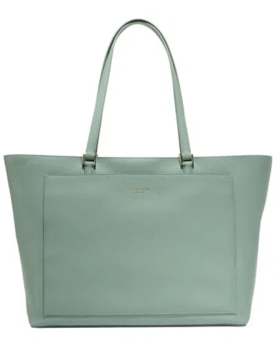 Cole Haan The Elyse Leather Tote In Green