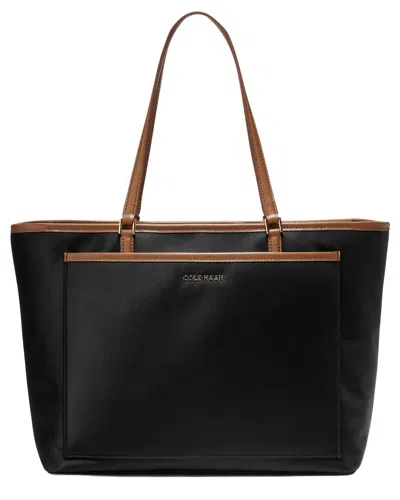 Cole Haan The Elyse Nylon Tote In Black