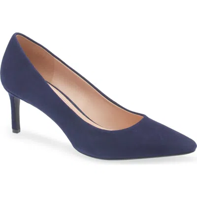 Cole Haan The Go-to Janey Pointed Toe Pump In Blue
