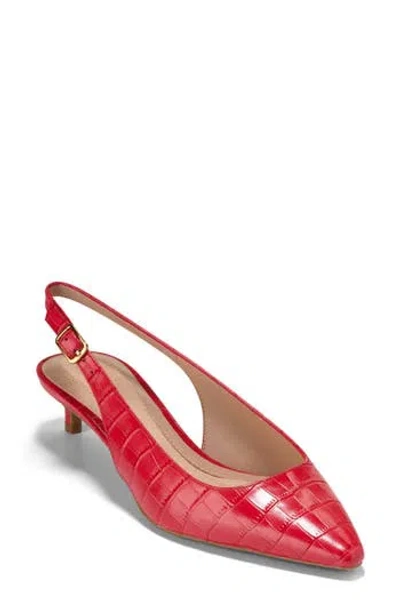 Cole Haan The Go-to Jocelyn Slingback Pump In Red