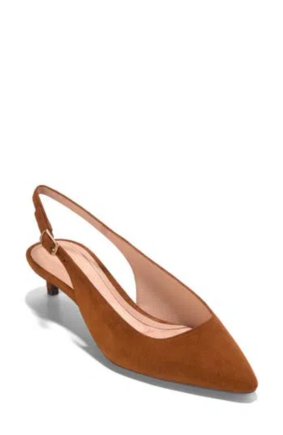 Cole Haan The Go-to Jocelyn Slingback Pump In Brown