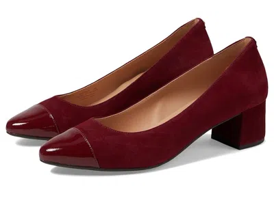Cole Haan The Go-to Block Heel Pump 45mm In Burgundy