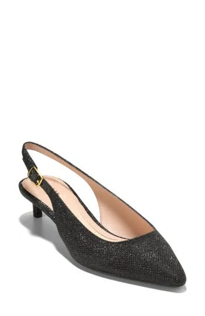 Cole Haan Tyldie Kitten Heel Slingback Pump In Black