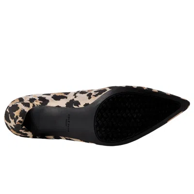 Cole Haan The Go-to Park Pump 65 Mm Leopard Print Jacquard W27662-200 Women's In Nude