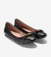 Cole Haan Tova Bow Ballet Flat In Black