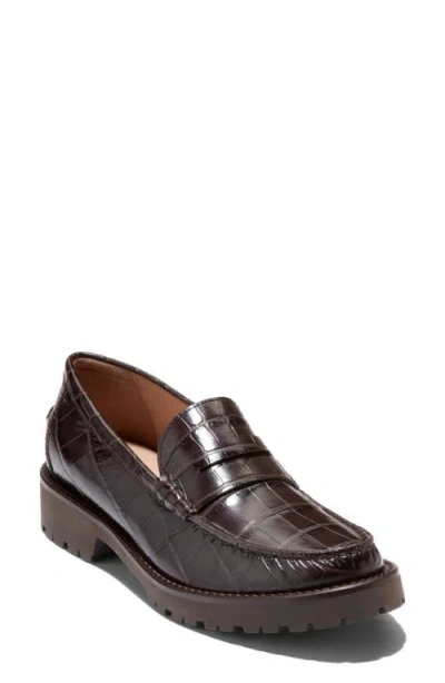 Cole Haan Treena Lug Loafer In Brown