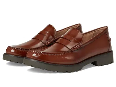 Cole Haan Treena Lug Loafers In Brown
