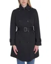 Cole Haan Trench Coat In Black