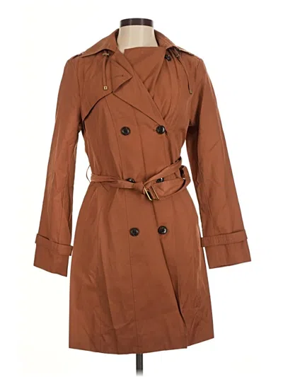 Pre-owned Cole Haan Trenchcoat In Brown