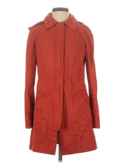 Pre-owned Cole Haan Trenchcoat In Red