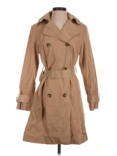 Pre-owned Cole Haan Trenchcoat In Tan