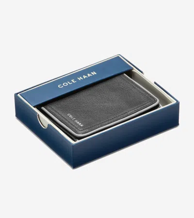 Cole Haan Trifold Colored Edge - Black Size Osfa