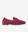 Cole Haan Trinnie Soft Loafer In Black Cherry