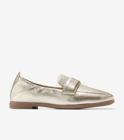 Cole Haan Trinnie Soft Loafer In Soft Gold