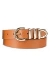 Cole Haan Triple Keeper Belt In Tan