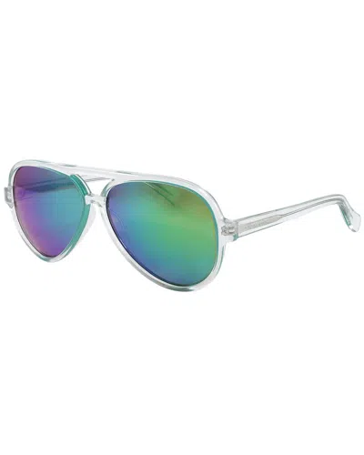 Cole Haan Unisex Ch6003 52mm Sunglasses In Green