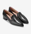 Cole Haan Vivian Pointed Toe Loafer In Black
