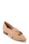 Cole Haan Vanya Tassel Flat In Blush