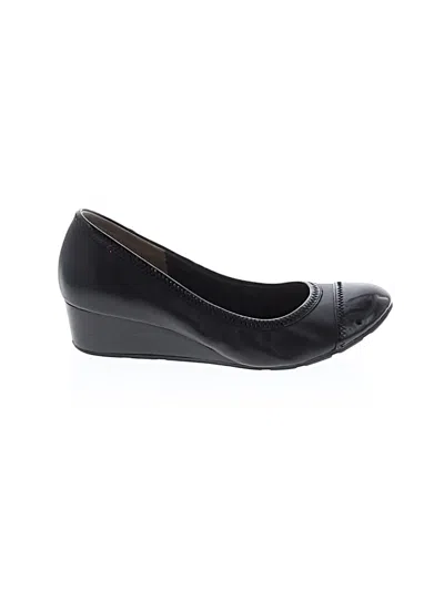 Pre-owned Cole Haan Wedges In Black