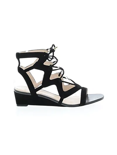 Pre-owned Cole Haan Wedges In Black