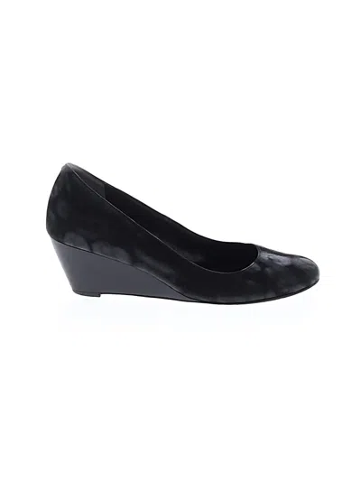 Pre-owned Cole Haan Wedges In Black