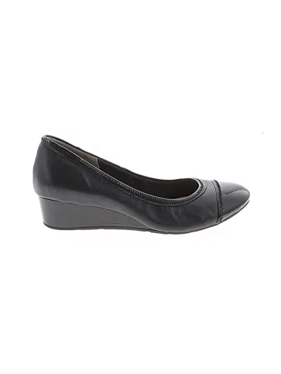 Pre-owned Cole Haan Wedges In Black