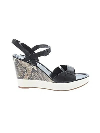 Pre-owned Cole Haan Wedges In Black