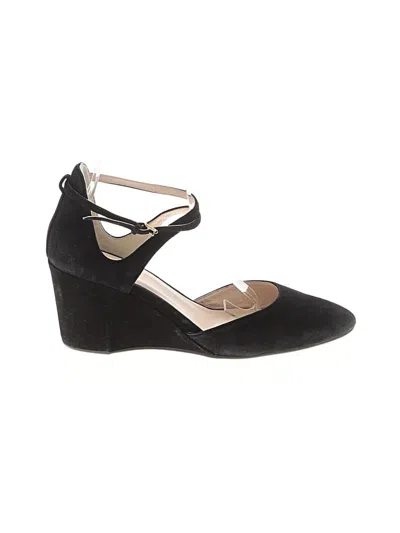 Pre-owned Cole Haan Wedges In Black