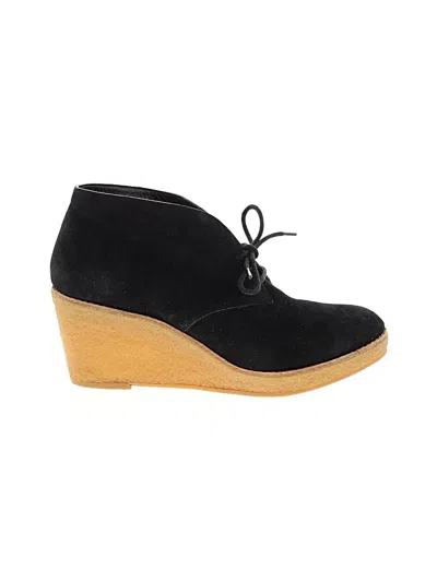 Pre-owned Cole Haan Wedges In Black