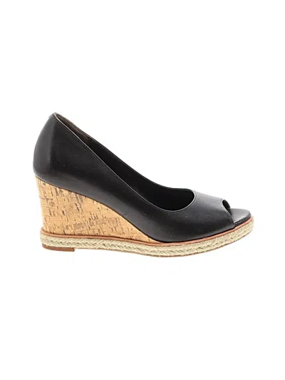 Pre-owned Cole Haan Wedges In Black