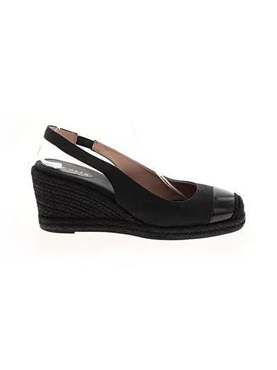 Pre-owned Cole Haan Wedges In Black